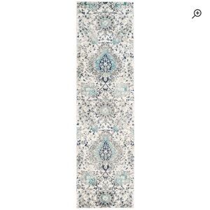 Mistana Christa Cream and Gray Damask Rug